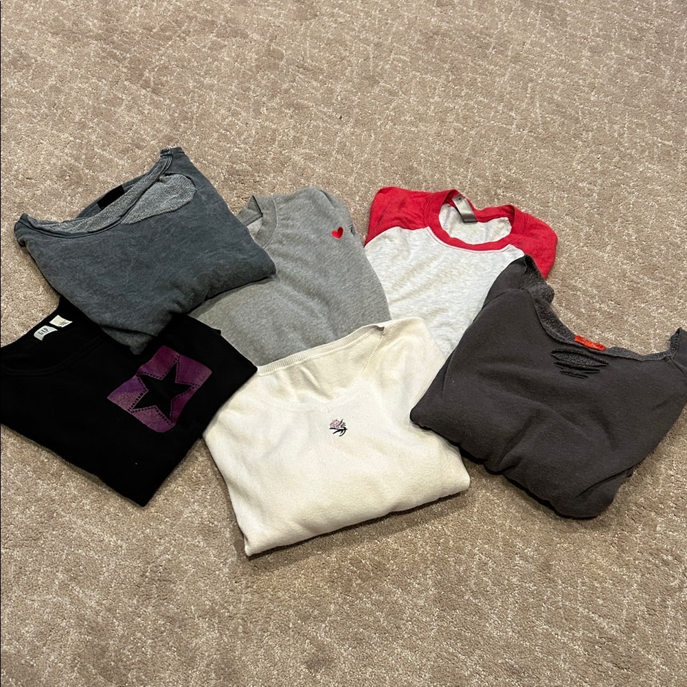 Multi brand Women's Tops Collection - Gray, Red, Black, White - Picture 1 of 1